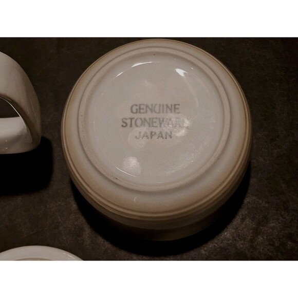 VINTAGE Impressions by Danielle Stoneware Coffee Pot Sugar Bowl Japan MCM EUC - Picture 10 of 10